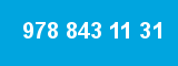 978 843 11 31 978 843 11 31